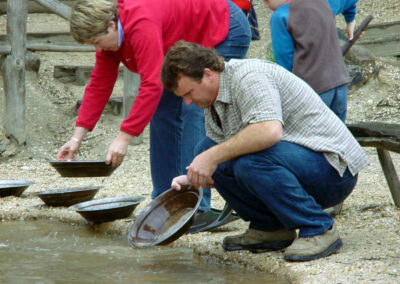 Panning for gold Melbourne